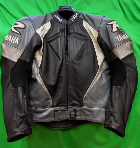 Giubbotto moto pelle yamaha - giubbotto, in