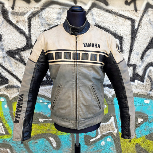 Giubbotto pelle moto vintage