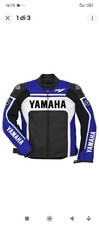giacca pelle moto YAMAHA